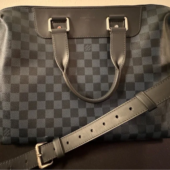 Louis Vuitton Porte-Documents JourBriefcase Damier Cobalt Canvas
